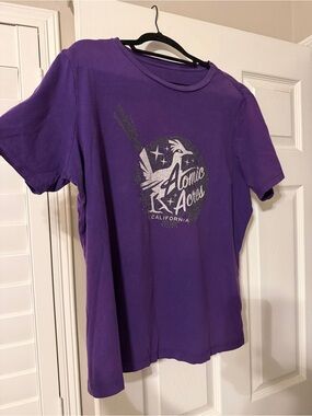 Vintage Atomic Acres California roadrunner Graphic Tee - Purple